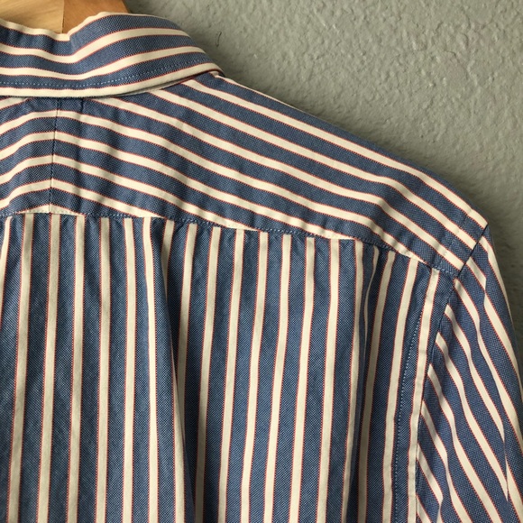 ☀️Express Design Studio Pinstriped Button Up Top - Picture 5 of 5